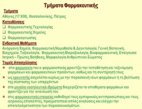 Εκπαιδευτική και επαγγελματική ενημέρωση για τους μαθητές τής Γ΄τάξης