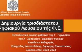 Δημιουργία τρισδιάστατου ψηφιακού μουσείου 