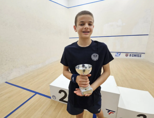 1η θέση στο 3ο Όπεν Τοιχοσφαίρισης (squash)