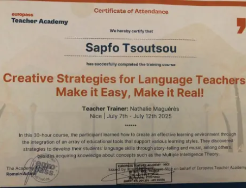 Erasmus+: «Creative Strategies for Language Teachers: Make it Easy, Make it Real»