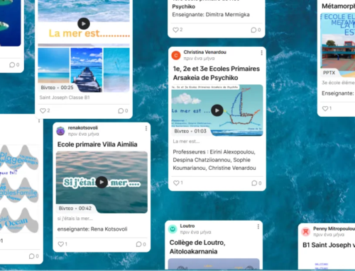 Συμμετοχή των μαθητών της Ε’ τάξης γαλλικών στο διασχολικό πρόγραμμα «La mer est…»