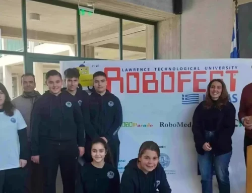 Μεγάλη διεθνής διάκριση για την Ομάδα Ρομποτικής του Αρσακείου Γυμνασίου Πατρών