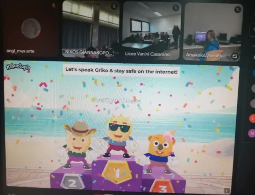 E TWINNING “Echoes of Greece in Italy – Cultural exchanges”