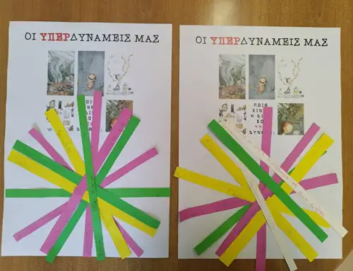 «Ανακαλύπτοντας τις δυνάμεις που κρύβουμε μέσα μας, με αφορμή το βιβλίο: Ένα βιβλίο με… ΥΠΕΡ ΔΥΝΑΜΕΙΣ».